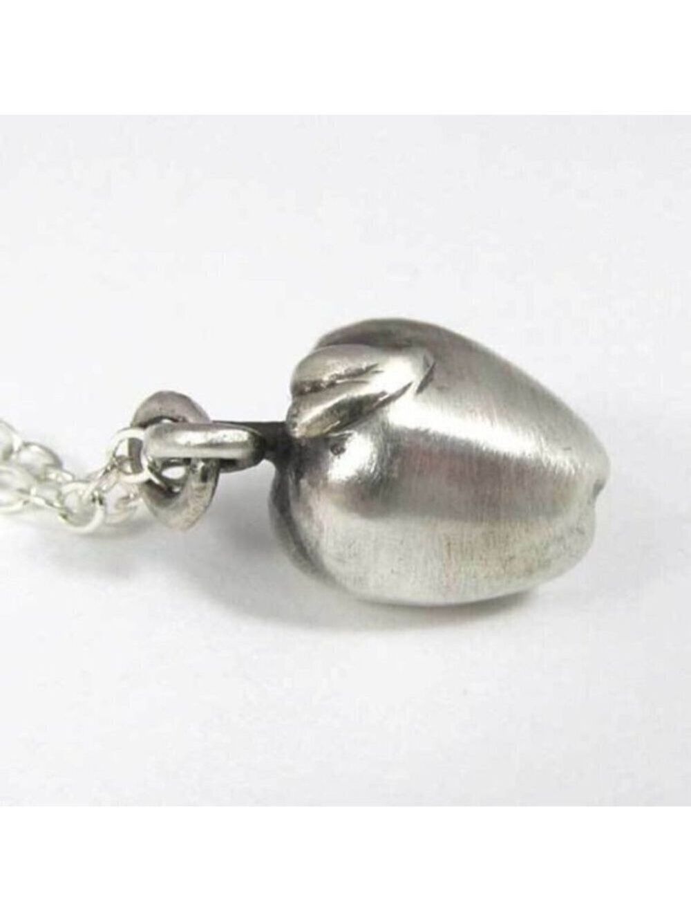 Apple Charm With Chain - Picture 3 of 6